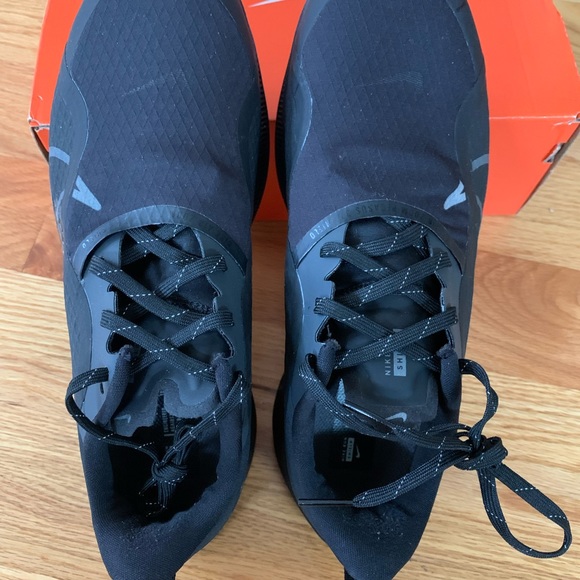 Nike pegasus 37 shield 8.5 blackout winter reflective logos running sneakers - Picture 14 of 16